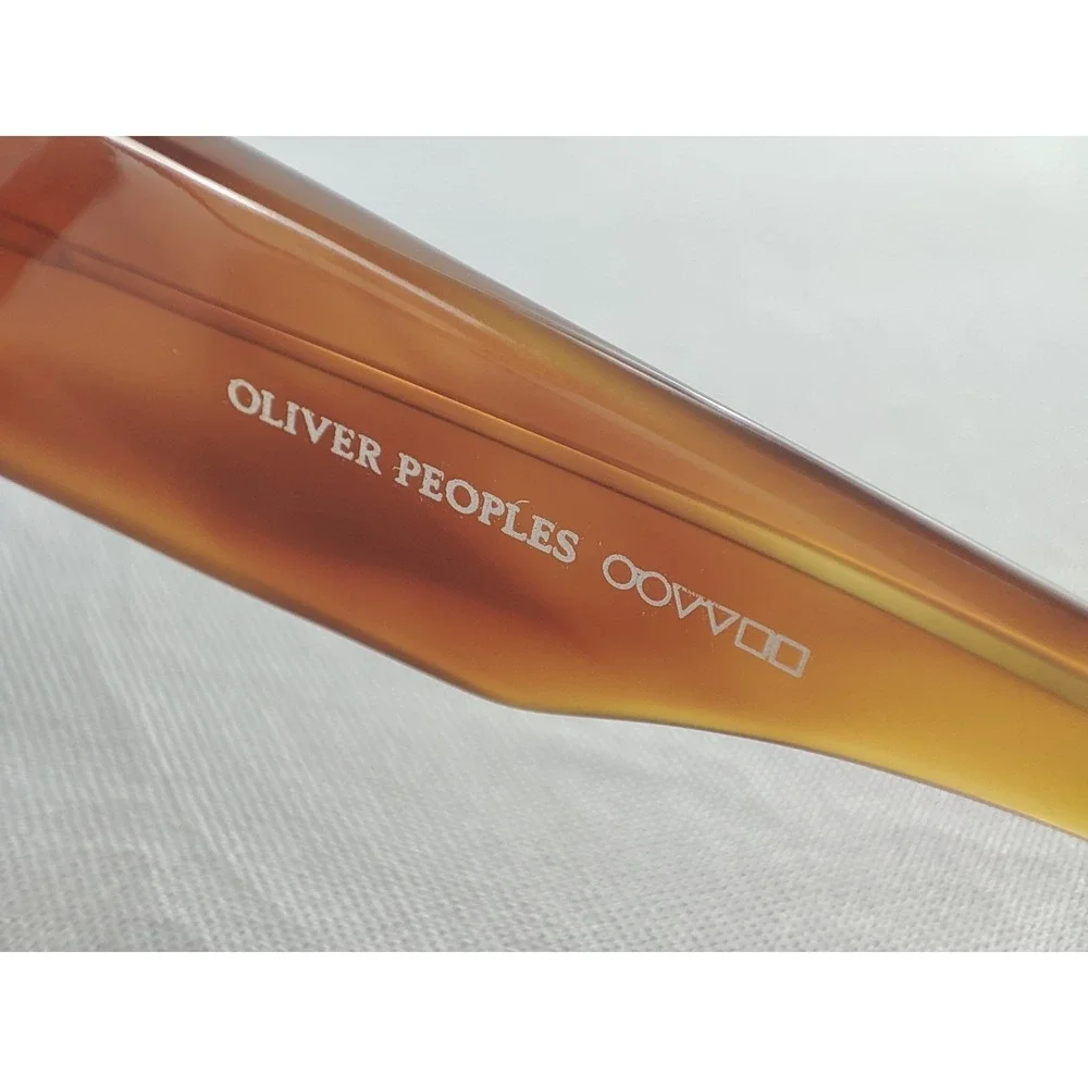 Oliver‎ Peoples Athena SYC Oversized Sunglasses Striped Honey Amber Japan 62mm